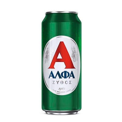 Άλφα Μπίρα Lager Κουτί 500ml