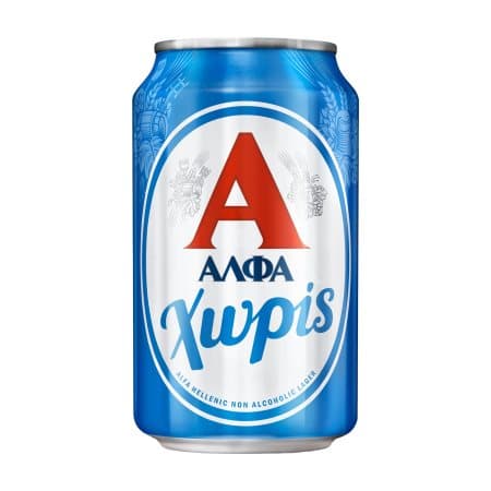 Αλφα Χωρίς Αλκοόλ Μπίρα Κουτί 330ml